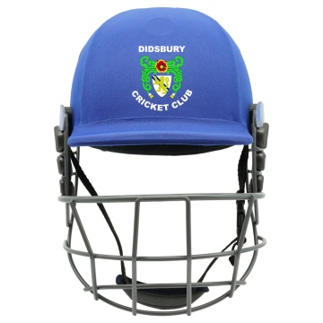 Didsbury Cricket Club - Little Master Cricket Helmet - Titanium Grill