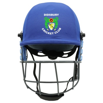 Didsbury Cricket Club - Pro SRS Cricket Helmet - Steel Grill