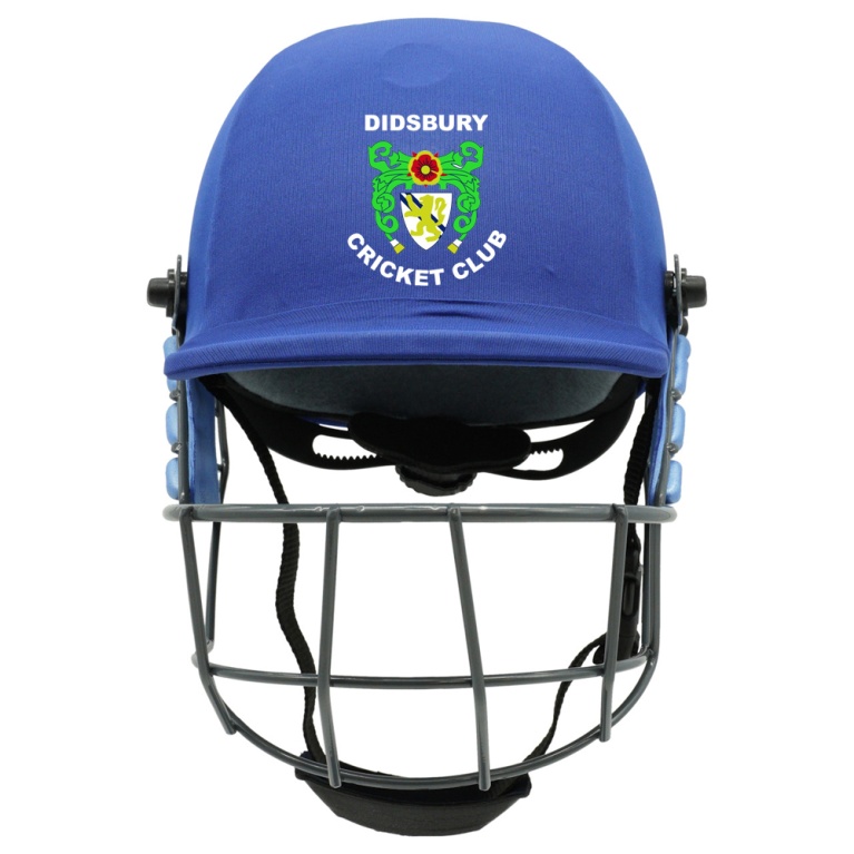 Didsbury Cricket Club - Pro SRS Cricket Helmet - Steel Grill