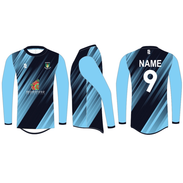 Didsbury Cricket Club - T20 Long Sleeve Playing Shirt - Unisex Fit - Juniors