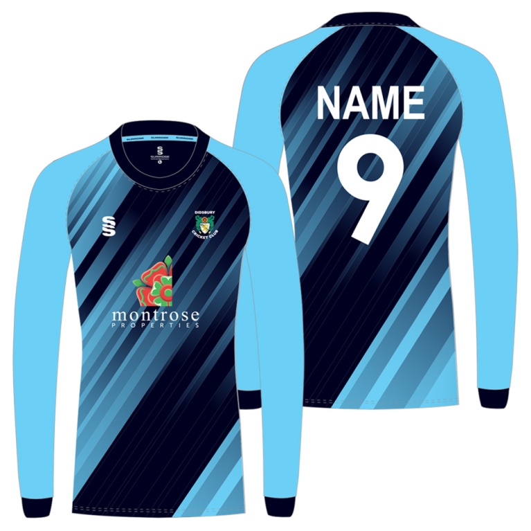 Didsbury Cricket Club - T20 Long Sleeve Playing Sweater - Women's Fit