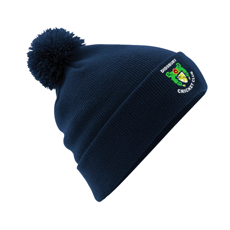 Didsbury Cricket Club - Original Pom Pom Beanie : Navy